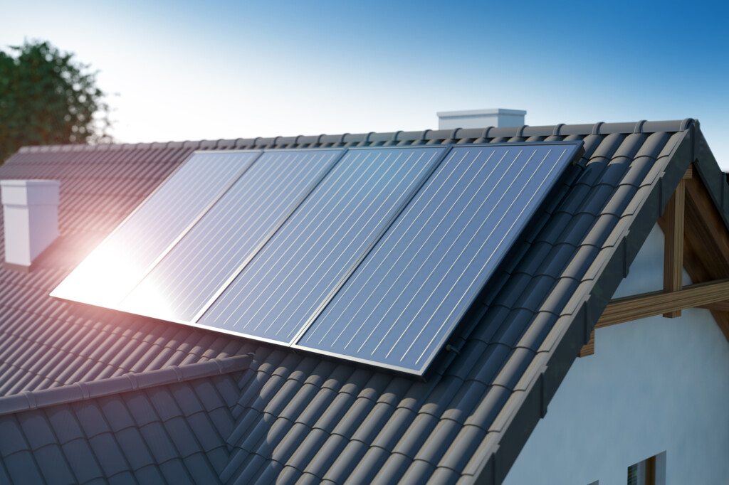 Komplett-Set Dach-PV-Anlage mit Q Cells Q.HOME + ESS HYB-G3 Solarspeicher und Dachträger