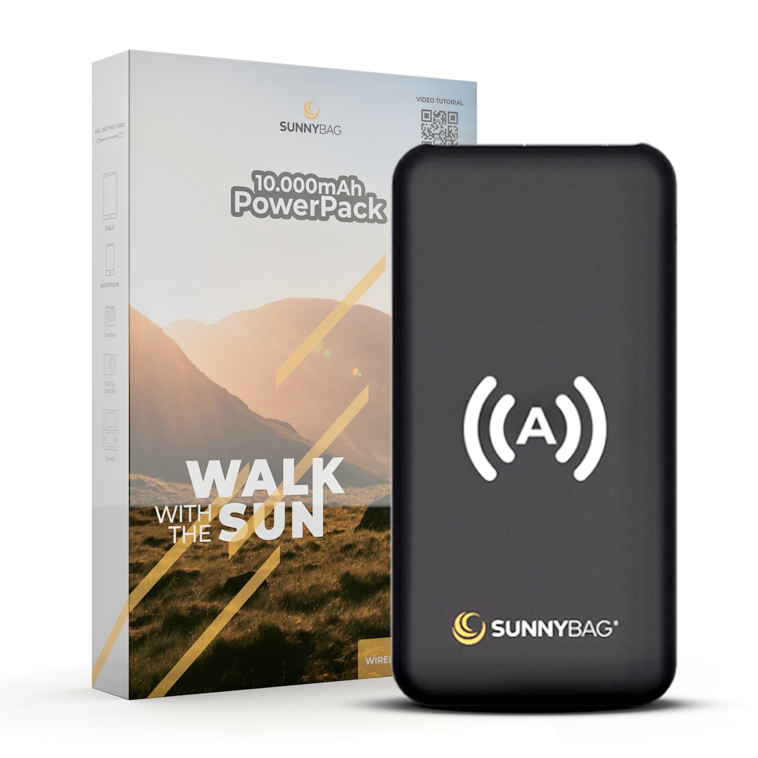 Sunnybag POWERPACK 10.000 Autostart Wireless Charging